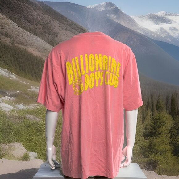 BIG & TALL Billionaire Boys Club Graphic Print TShirt Pink Size XXL GUC - Picture 3 of 7
